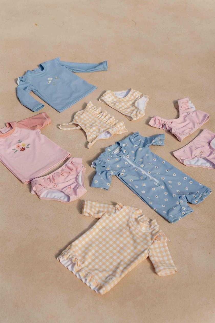 T-shirt de bain Little Dutch bleu clair