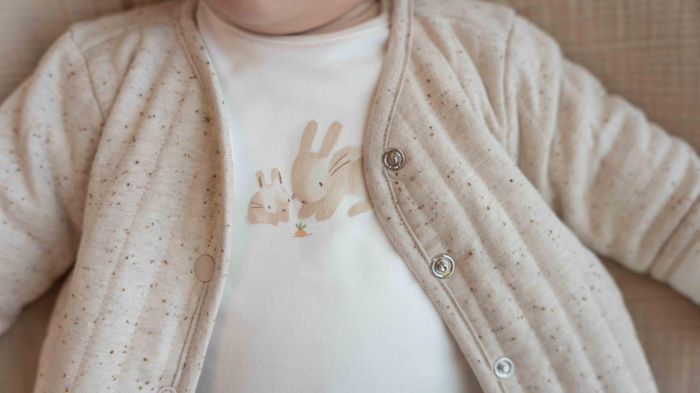 Vestje omkeerbaar Little Dutch baby bunny